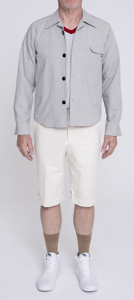 Shirt Ullrich Jacket über Gatsby Narrow Hem Shorts Shirt Ullrich Jacket über Gatsby Narrow Hem Shorts