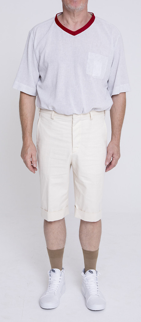Tee Shirt über Gatsby Narrow Hem Shorts Tee Shirt über Gatsby Narrow Hem Shorts
