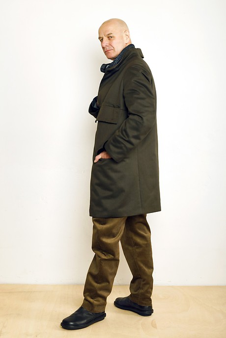 Flap Coat, Sickel-leg Pant Flap Coat, Sickel-leg Pant