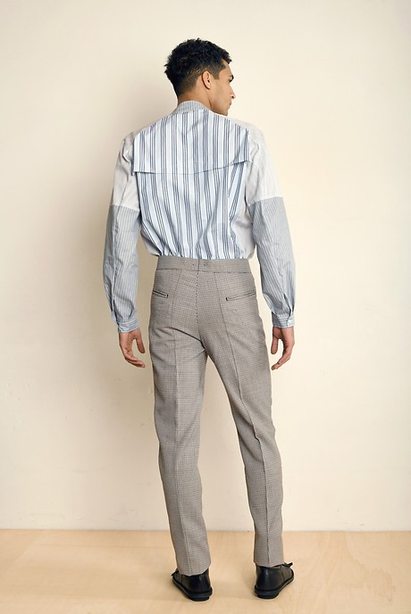 Trench Shirt, One Piece Pant Trench Shirt, One Piece Pant
