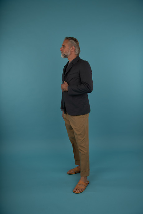 Blazer Shamrock Formal Tee with Stand Up Collar New Formal Baggy Pant Ankle Length Blazer Shamrock Formal Tee with Stand Up Collar New Formal Baggy Pant Ankle Length