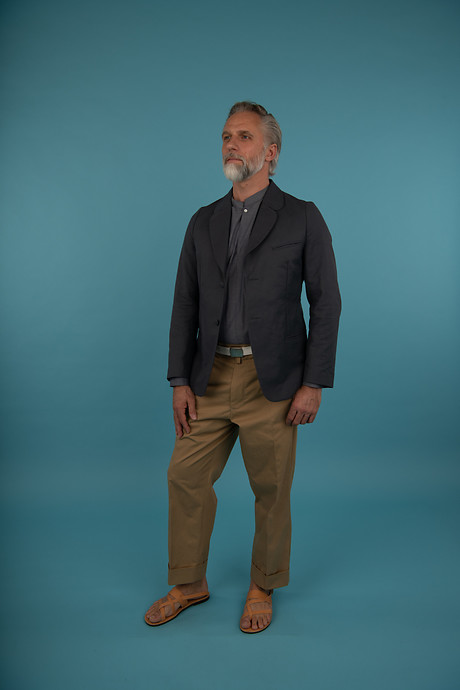 Blazer Shamrock Formal Tee with Stand Up Collar New Formal Baggy Pant Ankle Length Blazer Shamrock Formal Tee with Stand Up Collar New Formal Baggy Pant Ankle Length