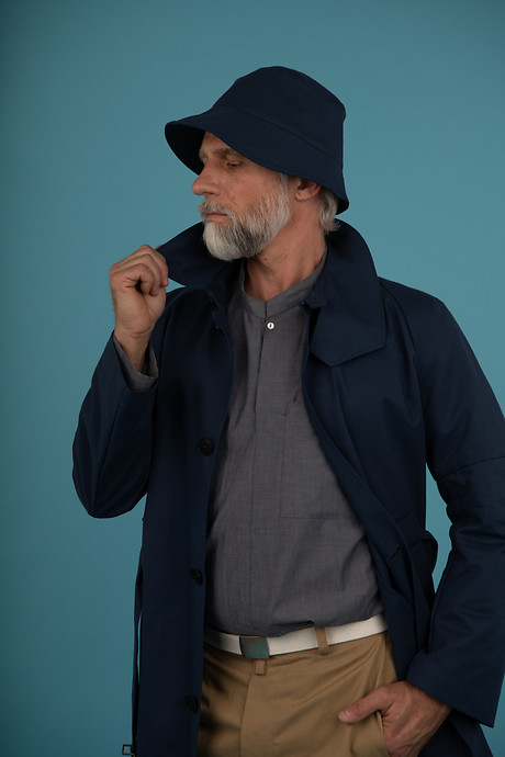 Trench Coat Formal Tee with Stand Up Collar New Formal Baggy Pant Ankle Length Bucket Hat Trench Coat Formal Tee with Stand Up Collar New Formal Baggy Pant Ankle Length Bucket Hat