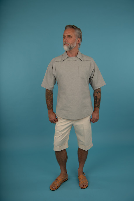 Balcony Shirt with Short Sleeve Gatsby Shorts Balcony Shirt with Short Sleeve Gatsby Shorts