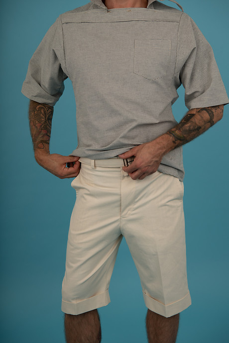Balcony Shirt with Short Sleeve Gatsby Shorts Balcony Shirt with Short Sleeve Gatsby Shorts