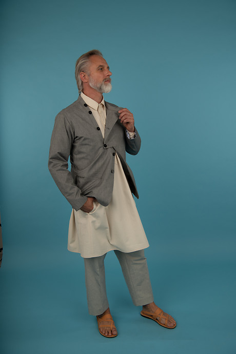 P-Jacket Tunic Formal Baggy Pant Ankle Length P-Jacket Tunic Formal Baggy Pant Ankle Length