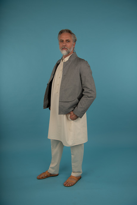 Crest Blouson Tunic Gatsby Narrow Hem Crest Blouson Tunic Gatsby Narrow Hem