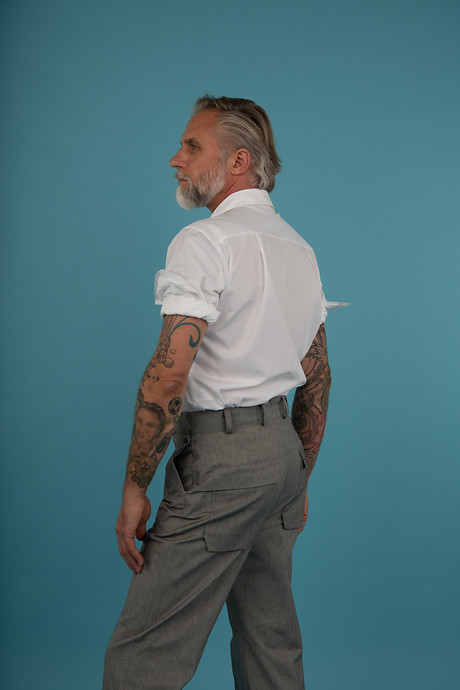 Elongated Trench Shirt Ullrich vertically Slacks Elongated Trench Shirt Ullrich vertically Slacks