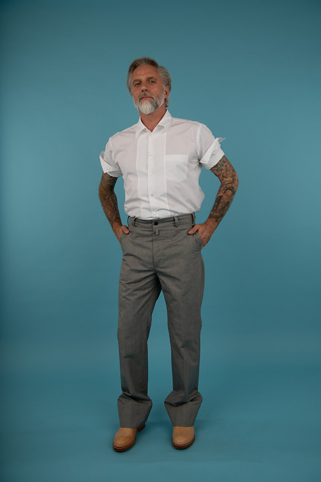 Elongated Trench Shirt Ullrich vertically Slacks Elongated Trench Shirt Ullrich vertically Slacks