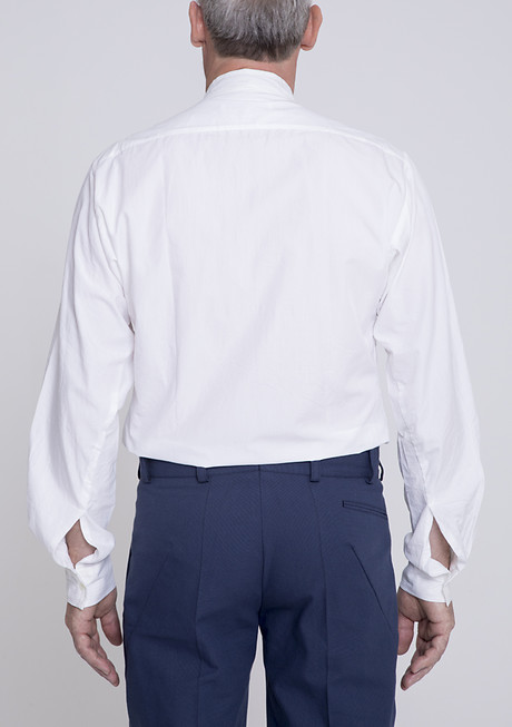 Plastron Shirt, Rückenansicht Plastron Shirt, Rückenansicht