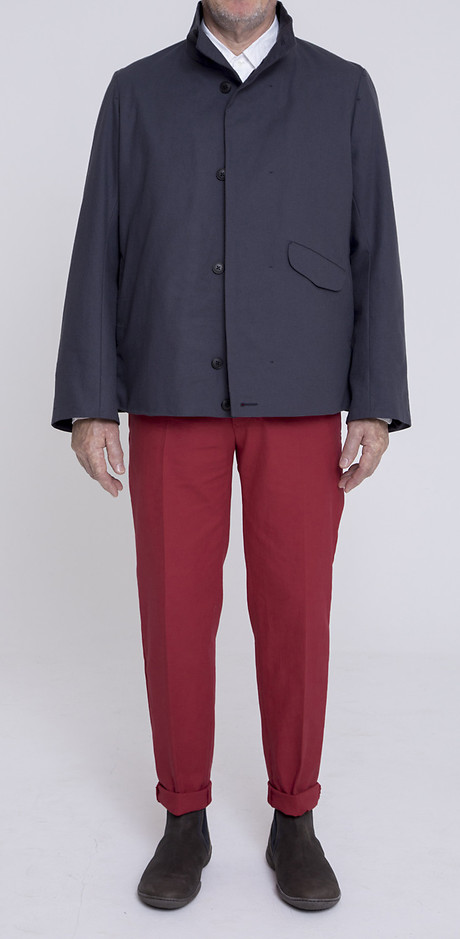 Formal Blouson über Flat Pants 50's Formal Blouson über Flat Pants 50's