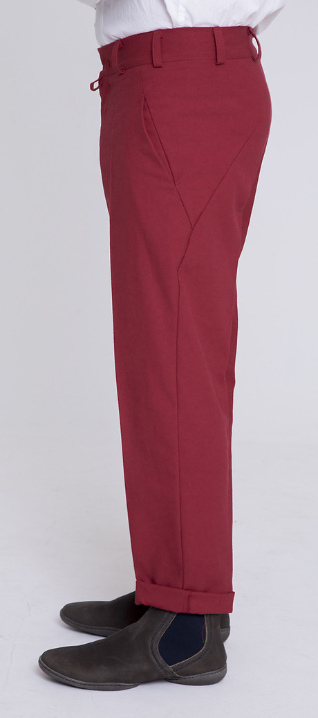 Flat Pants 50's, Seite Flat Pants 50's, Seite